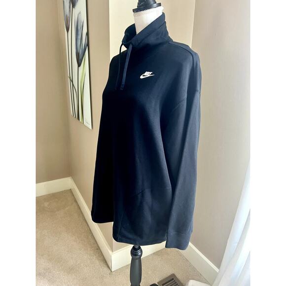 Nike dri fit black oversized sweatshirt hoodie size S - Picture 5 of 6